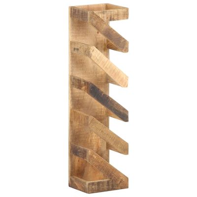 vidaXL Wine Rack for 5 Bottles Solid Mango Wood