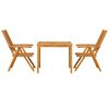 vidaXL Garden Dining Set 5 pcs Brown Solid Acacia Wood
