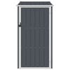 vidaXL Garden Shed Anthracite 87x98x159 cm Galvanised Steel