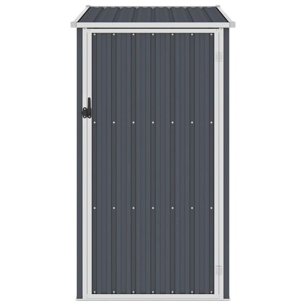vidaXL Garden Shed Anthracite 87x98x159 cm Galvanised Steel