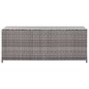 vidaXL Garden Storage Box Grey 120x50x60 cm Poly Rattan