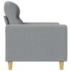 vidaXL 2-Seater Sofa Light Grey 120 cm Fabric