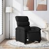 vidaXL Electric Recliner Chair Black Fabric