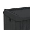 vidaXL Garden Storage Box Anthracite 125 L PP