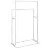 vidaXL Freestanding Towel Rack White 48x24x78.5 cm Iron