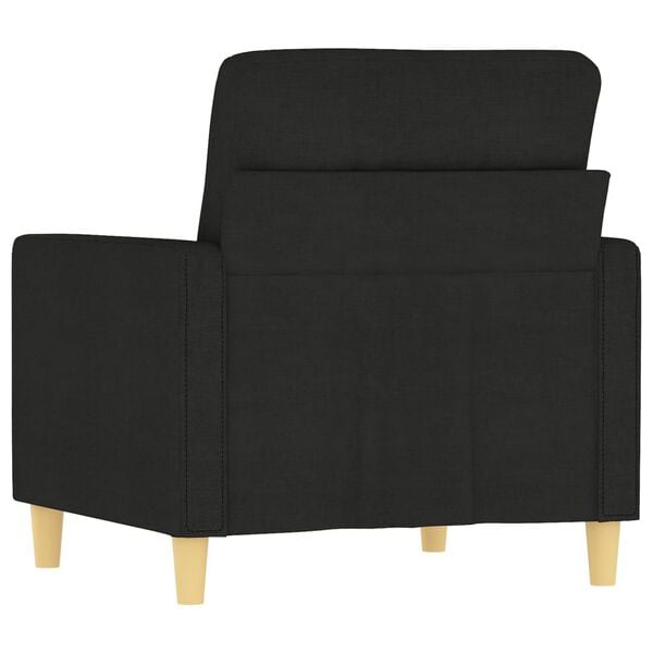 vidaXL Sofa Chair Black 60 cm Fabric