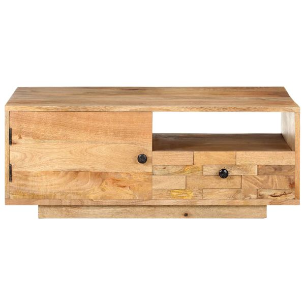 vidaXL Coffee Table 90x50x35 cm Solid Mango Wood