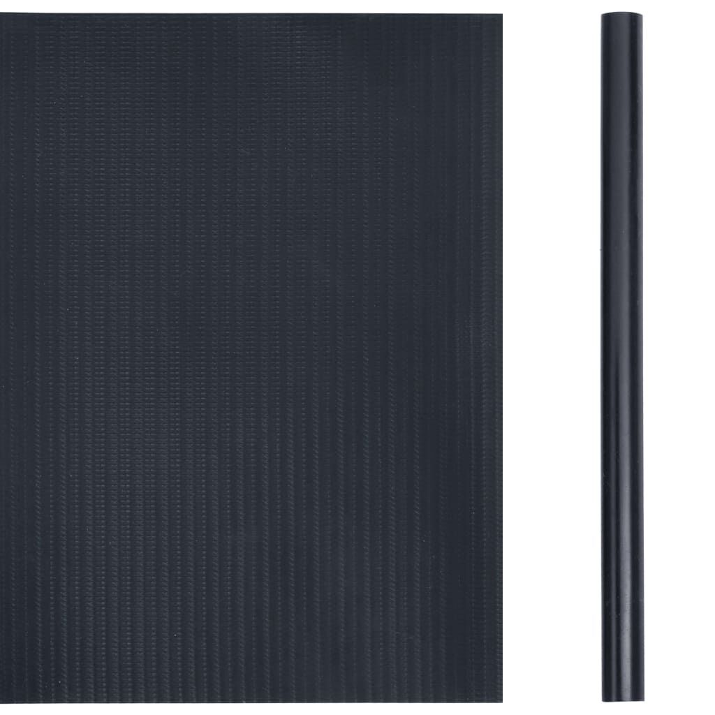 vidaXL Garden Privacy Screen PVC 35x0.19 m Matte Dark Grey