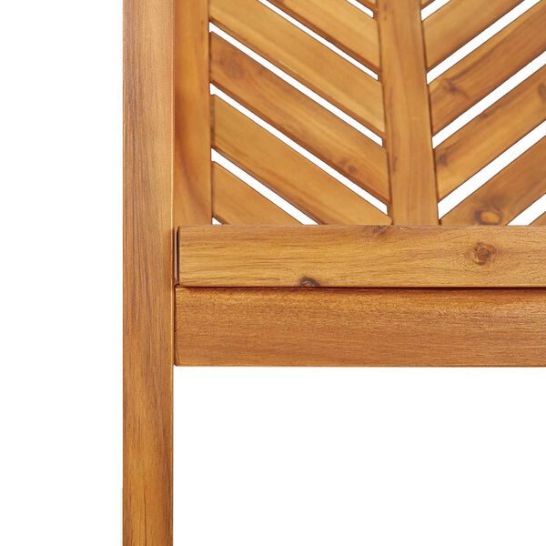 vidaXL 7 Piece Garden Dining Set Solid Wood Acacia