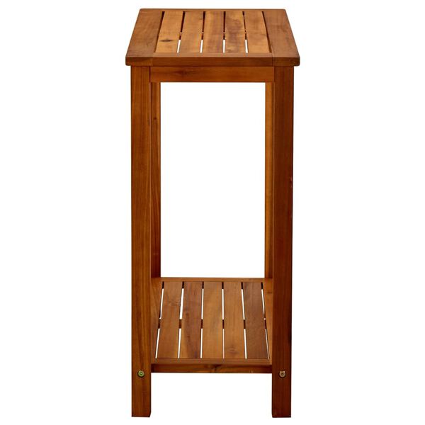 vidaXL Garden Console Table 80x35x75 cm Solid Acacia Wood