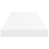 vidaXL Floating Wall Shelves 2 pcs White 80x23.5x3.8 cm MDF