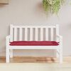 vidaXL Garden Bench Cushion Wine Red 120x50x7cm Oxford Fabric