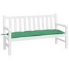 vidaXL Garden Bench Cushion Green 150x50x7 cm Oxford Fabric