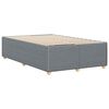 vidaXL Bed Frame without Mattress Light Grey Full Fabric