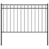 vidaXL Fence Element ASSEN Grey 170 x 130 cm Steel