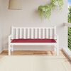 vidaXL Garden Bench Cushion Wine Red 150x50x7 cm Oxford Fabric