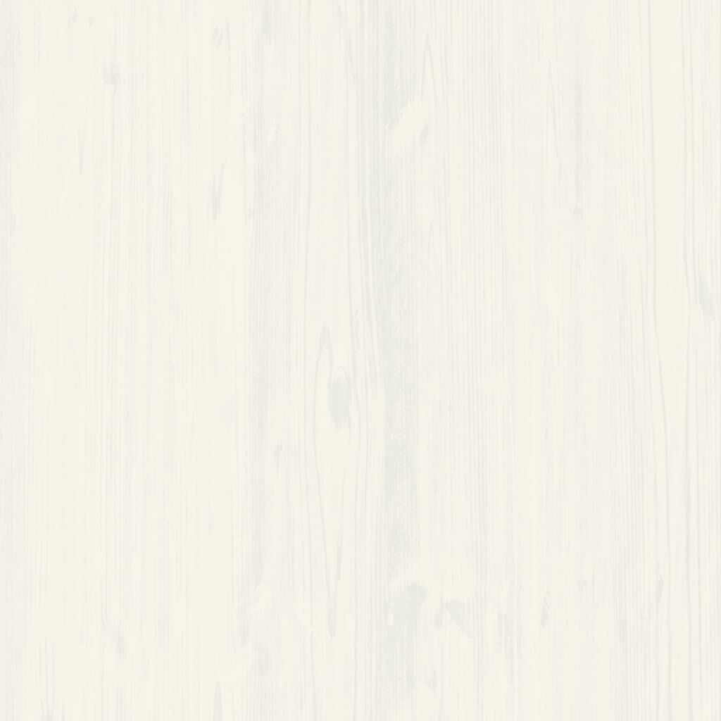 vidaXL TV Cabinet VIGO White 106x40x40 cm Solid Wood Pine