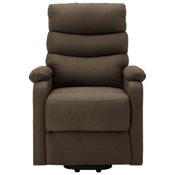 vidaXL Stand up Chair Brown Fabric