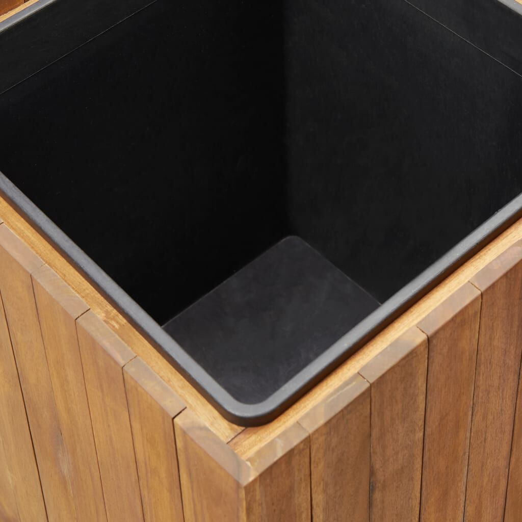 vidaXL Garden Raised Bed Pot 24.5x24.5x25 cm Solid Acacia Wood