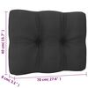 vidaXL 8 Piece Garden Lounge Set with Cushions Solid Pinewood