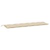vidaXL Garden Bench Cushions 2 pcs Beige 200x50x7 cm Oxford Fabric