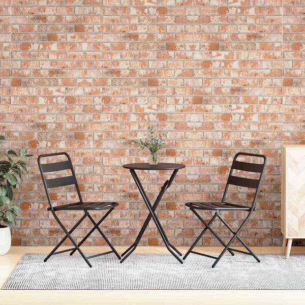 vidaXL 3D Wall Panels with Red Brick Design 10 pcs EPS