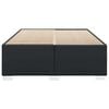 vidaXL Bed Frame without Mattress Black&nbsp;Full Faux Leather