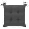 vidaXL Folding Garden Chairs 2 pcs with Cushions Bamboo