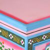 vidaXL Hand-Painted Sideboard Multicolour 110x30x76cm Solid Mango Wood