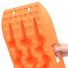 vidaXL Traction Boards 2 pcs Orange 106x30.5x7 cm Nylon