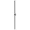 vidaXL Interior Door ESG Glass and Aluminium 93x201.5 cm Black