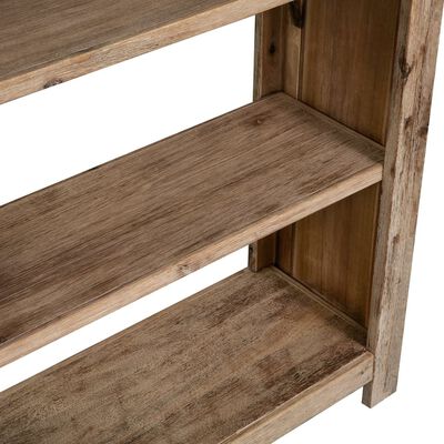 vidaXL 5-Tier Bookcase 80x30x180 cm Solid Acacia Wood