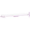 vidaXL Bookshelf Boards 4 pcs Grey 80x20x1.5 cm Engineered Wood