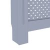 vidaXL Radiator Cover Anthracite 112x19x81.5 cm MDF