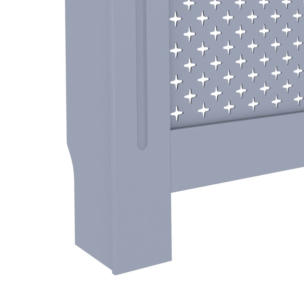 vidaXL Radiator Cover Anthracite 112x19x81.5 cm MDF