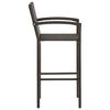 vidaXL 7 Piece Garden Bar Set Brown