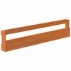 vidaXL Wall-mounted Shoe Racks 2 pcs Wax Brown 110x8.5x23.5 cm Solid Wood Pine