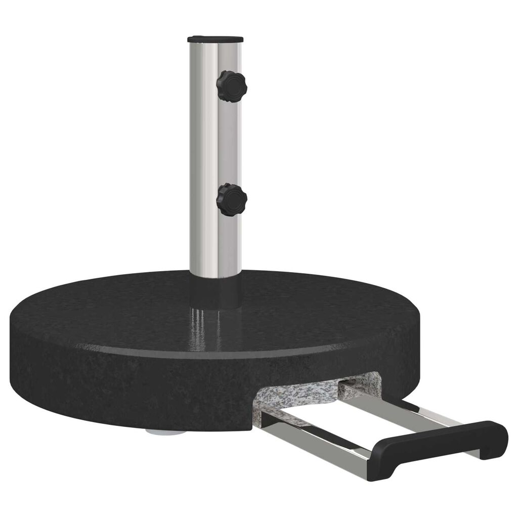 vidaXL Parasol Base Black 45 x 45 x 37.5 cm Granite
