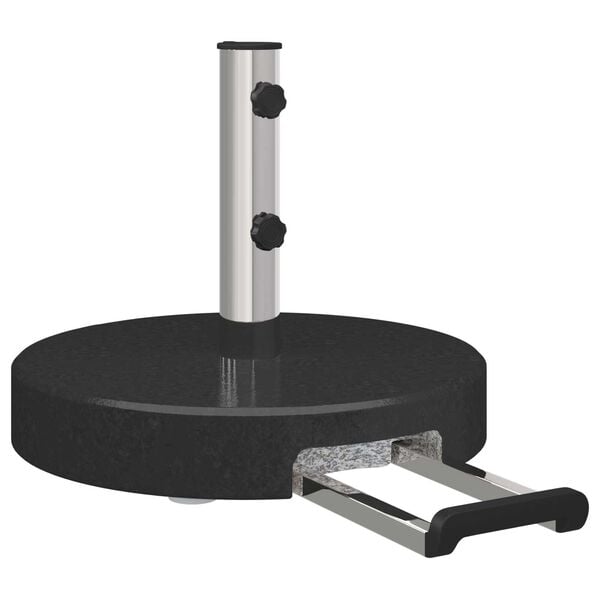 vidaXL Parasol Base Black 45 x 45 x 37.5 cm Granite