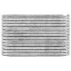 vidaXL Garden Raised Bed Galvanised Steel 114x40x68 cm Silver