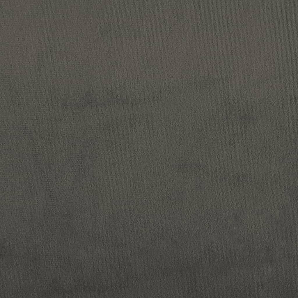 vidaXL Bed Frame without Mattress Dark Grey California King Velvet (US Only)
