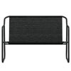 vidaXL 2-Seater Garden Bench with Cushion Anthracite Steel