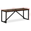 vidaXL Bench Solid Reclaimed Wood 110x35x45 cm