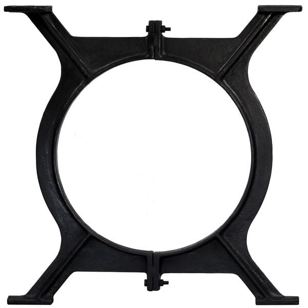 vidaXL Dining Table Legs 2 pcs O-Frame Cast Iron