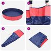 vidaXL Foldable Dog Swimming Pool Red and Blue 120 x 120 x 30 cm PVC