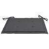 vidaXL Garden Chairs with Anthracite Cushions 3 pcs Solid Teak Wood