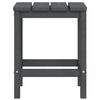 vidaXL Garden Adirondack Table Anthracite 38x38x46 cm HDPE