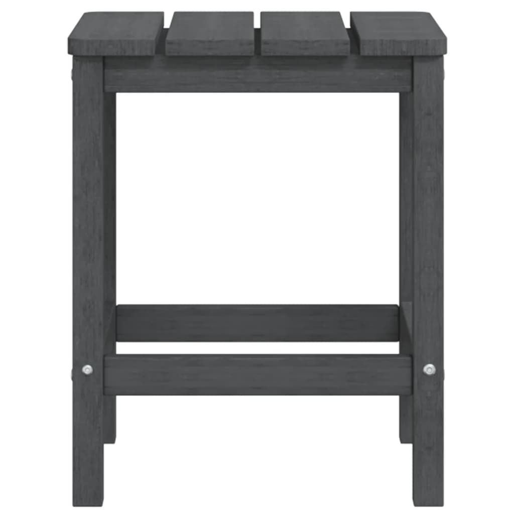 vidaXL Garden Adirondack Table Anthracite 38x38x46 cm HDPE
