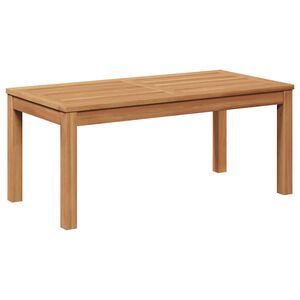 vidaXL Garden Table Natural 95 x 45 x 40 cm Solid teak wood