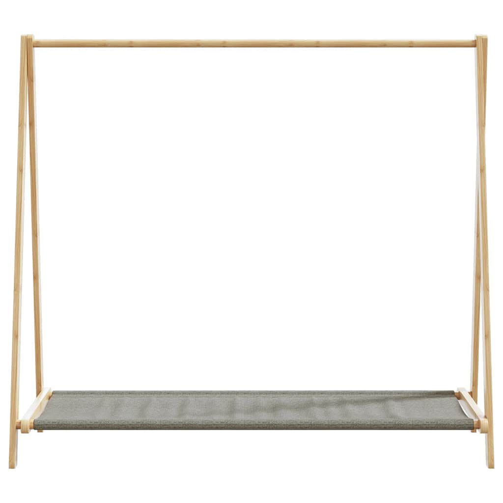 vidaXL Clothes Rack with Shelves 106x34x102 cm Bamboo